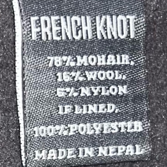 French Knot Mohair Abby Cloche 1920’s Style Turquoise Floral Hat - Picture 3 of 6